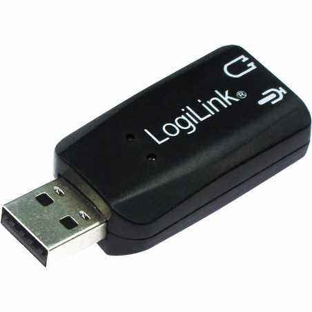 PLACA de SUNET Logilink- extern- 5.1- interfata USB 2.0- conectori 3.5 mm jack- UA0053