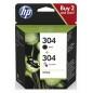 Combo-Pack Original HP -nr.304- pentru Deskjet 2620-2630 AIO- - incl.TV 0.11 RON- 3JB05AE