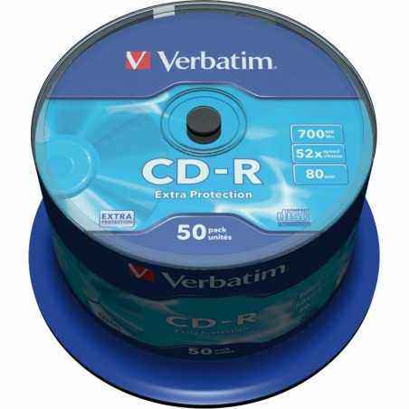 CD-R VERBATIM  700MB- 80min- viteza 52x-  50 buc- spindle- 43351