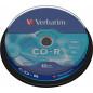 CD-R VERBATIM 700MB- 80min- viteza 52x- 10 buc- spindle- 43437 7235