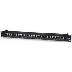 PATCH PANEL INTELLINET 24 porturi- FTP- Cat5e ecranat- 1U pentru rack 19 513487