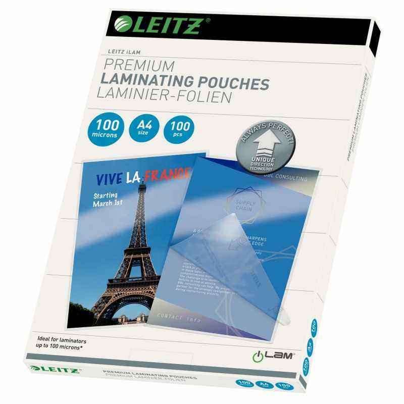 Folie Leitz UDT pentru laminare la cald- A4- 100 mic.- 100buc/set- 74800000