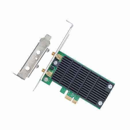 PLACA RETEA TP-LINK AC1200- intern wireless 2.4 GHz - 5 GHz- PCI-E- port- 1200 Mbps- antena externa x 2- Archer T4E