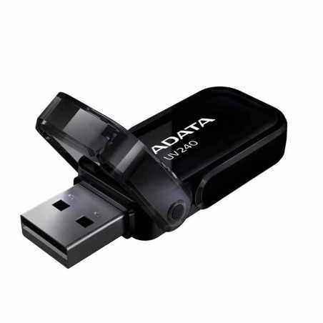 MEMORIE USB 2.0 ADATA 64 GB- cu capac- carcasa plastic- negru- AUV240-64G-RBK (include TV 0.02 lei)