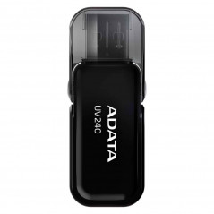 MEMORIE USB 2.0 ADATA 64 GB- cu capac- carcasa plastic- negru- AUV240-64G-RBK (include TV 0.02 lei)