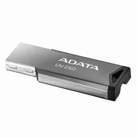 MEMORIE USB 2.0 ADATA 32 GB- clasica- carcasa metalica- argintiu- AUV250-32G-RBK (include TV 0.02 lei)