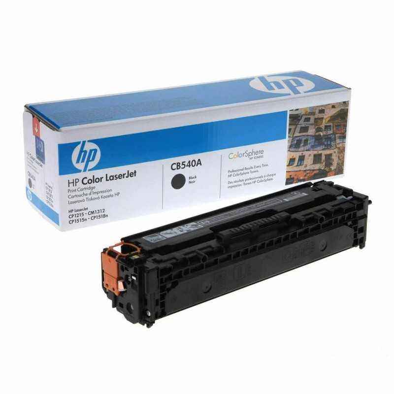 Toner Original HP Black- nr.125A- pentru Color LaserJet CM6030- CM6040- CP6015- 2.2K- incl.TV 0.8 RON- CB540A