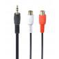 CABLU audio GEMBIRD Splitter (3.5 jack to 2 x stereo socket)- 20cm CCA-406 (include TV 0.06 lei)