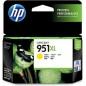 Cartus Cerneala Original HP Yellow- nr.951XL- pentru OfficeJet Pro 251-276-8100-8600- - incl.TV 0.11 RON- CN048AE