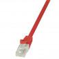 PATCH CORD UTP LOGILINK Cat5e- cupru-aluminiu- 0.5 m- rosu- AWG26- CP1024U (include TV 0.06 lei)