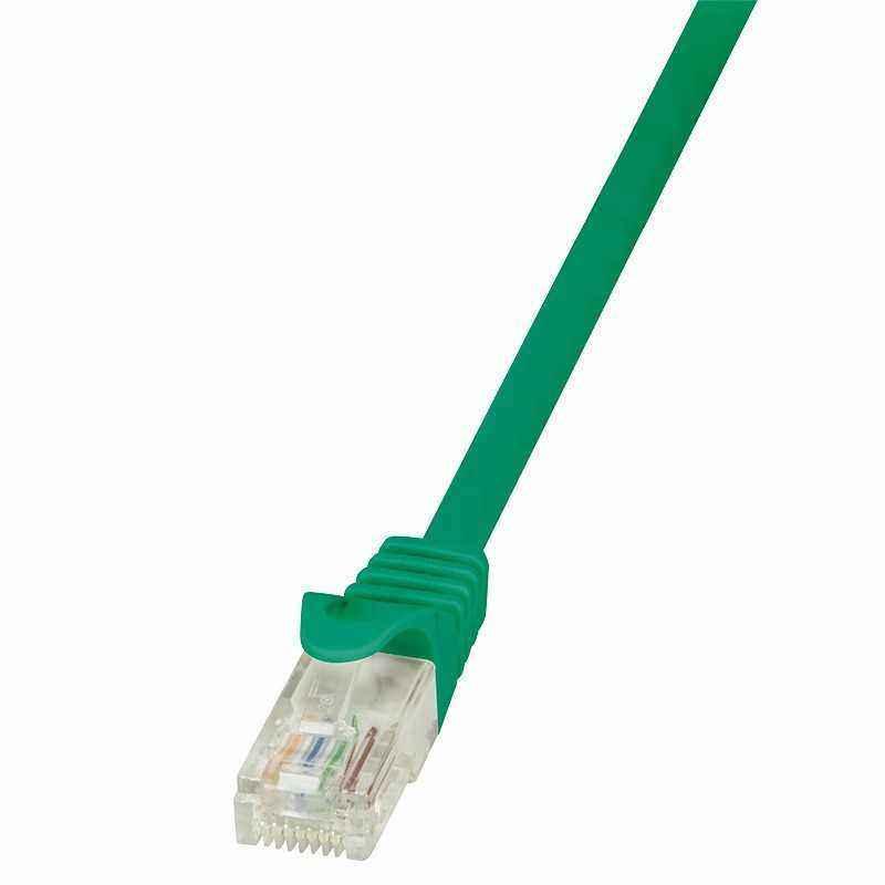 PATCH CORD UTP LOGILINK Cat5e- cupru-aluminiu- 1.5 m- verde- AWG26- CP1045U (include TV 0.06 lei)