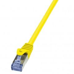 PATCH CORD S/FTP LOGILINK Cat6a- LSZH- cupru- 1.5 m- galben- AWG26- dublu ecranat CQ3047S (include TV 0.06 lei)
