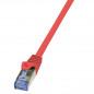 PATCH CORD S/FTP LOGILINK Cat6a- LSZH- cupru- 7.5 m- rosu- AWG26- dublu ecranat CQ3084S (include TV 0.75 lei)