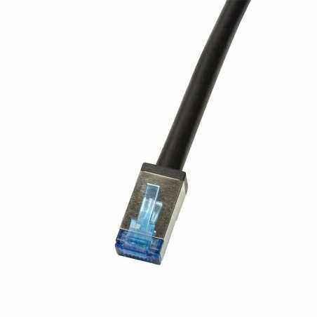 PATCH CORD S/FTP LOGILINK Cat6a- cupru-aluminiu- 7.5 m- negru- AWG26- dublu ecranat- outdoor- CQ7083S (include TV 0.75 lei)
