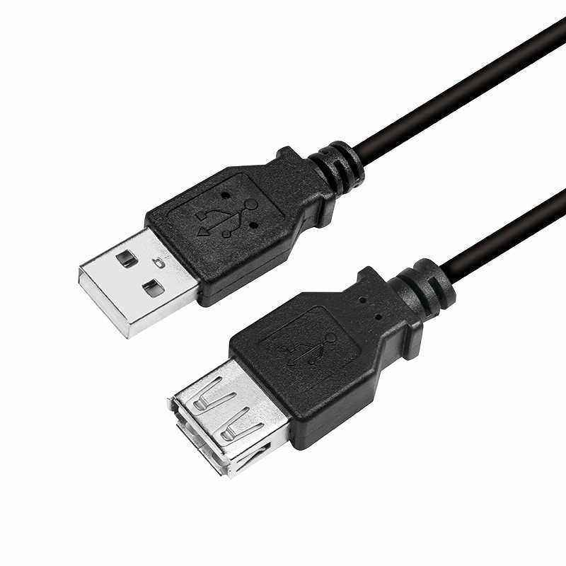CABLU USB LOGILINK prelungitor- USB 2.0 (T) la USB 2.0 (M)- 3m- negru- CU0011B (include TV 0.06 lei)