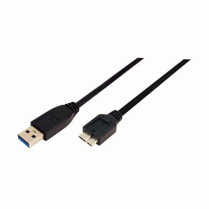 CABLU alimentare si date LOGILINK- pt. smartphone- USB 3.0 (T) la Micro-USB 3.0 (M)- 3m- negru- CU0028 (include TV 0.15 lei)