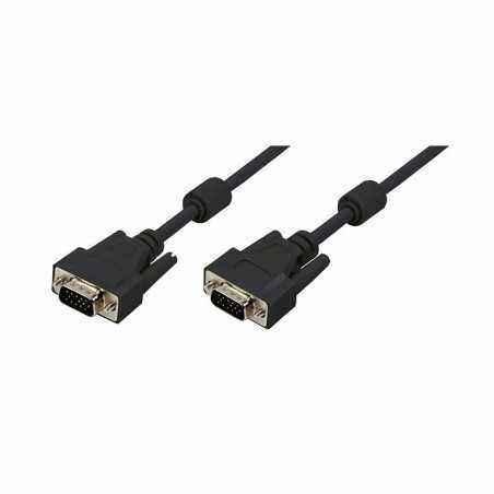 CABLU video LOGILINK- VGA (T) la VGA (T)- 3m- dublu ecranat- negru- CV0002 (include TV 0.75 lei)