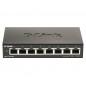 SWITCH D-LINK SMART 8 porturi Gigabit carcasa metalica- DGS-1100-08V2 (include timbru verde 1.5 lei)