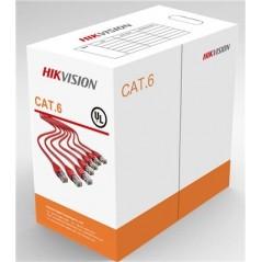 ROLA CABLU U/UTP HIKVISION- Cat6- 305 m- Cupru- solid- AWG23- DS-1LN6-UU