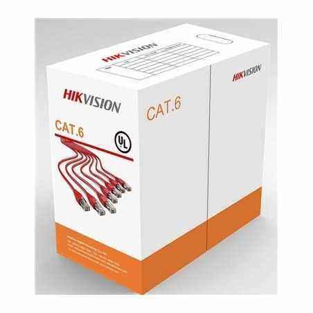 ROLA CABLU U/UTP HIKVISION- Cat6- 305 m- Cupru- solid- AWG23- DS-1LN6-UU