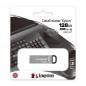 MEMORIE USB 3.2 KINGSTON 128 GB- clasica- carcasa metalic- argintiu- DTKN/128GB (include TV 0.02 lei)
