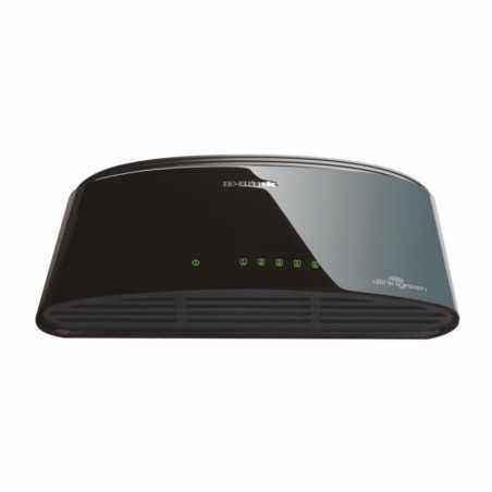 SWITCH D-LINK 5 porturi 10/100Mbps- carcasa plastic. DES-1005D (include timbru verde 1.5 lei)