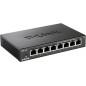 SWITCH D-LINK 8 porturi 10/100Mbps. carcasa metalica- DES-108 (include timbru verde 1.5 lei)