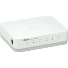 SWITCH D-LINK 5 porturi Gigabit- carcasa plastic- GO-SW-5G (include timbru verde 1.5 lei)