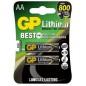 Baterie GP Batteries- Lithium AA (FR6) 1.5V lithium- blister 2 buc. GP15LF-2UE2 GPPCL15LF003 (include TV 0.036 lei)
