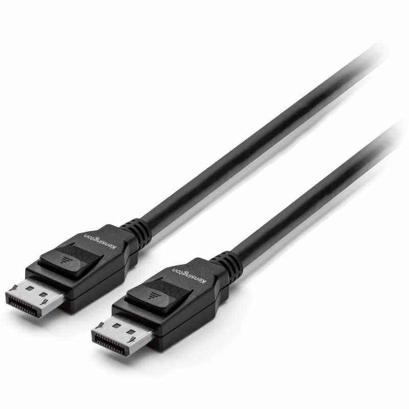 CABLU video KENSINGTON- DisplayPort 1.4 (T) la DisplayPort 1.4 (T)- 1.8m- negru- K33021WW (include TV 0.15 lei)