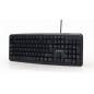 TASTATURA GEMBIRD USB- 104 taste- black- KB-U-103 45503580 (include TV 0.75 lei)