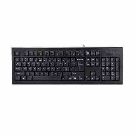 TASTATURA A4TECH- KR85- cu fir- 104 taste format standard- USB- negru- KR-85-USB (include TV 0.75 lei)