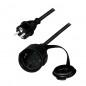Cablu de alimentare prelungitor- Schuko- 5m- 3x1.5mm2- 250V / 16A- black- Logilink LPS102 (include TV 0.75 lei)