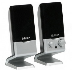 BOXE EDIFIER 2.0- RMS: 1.2W (2 x 0.6W)- control volum- USB power- silver- M1250-SL (include TV 0.75 lei)