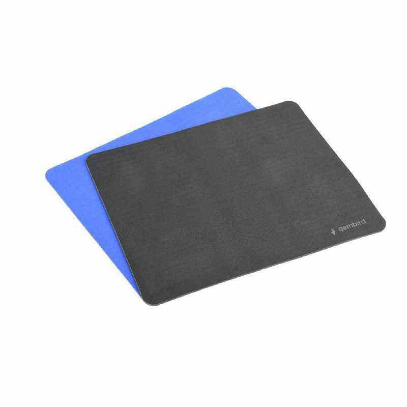 MousePAD GEMBIRD- cauciuc si material textil- 220 x 180 x 3 mm- negru albastru- MP-S-MX