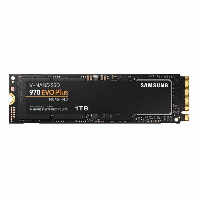 SSD SAMSUNG- Gen3 x 4- 970 EVO plus- 1 TB- M.2- PCIe Gen3.0 x4- V-Nand 3bit MLC- R/W: 3500/3300 MB/s- MZ-V7S1T0BW