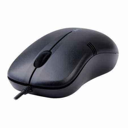 MOUSE A4tech- PC sau NB- cu fir- USB- optic- 1000 dpi- butoane/scroll 3/1- - negru- OP-560NU-1 (include TV 0.15 lei)