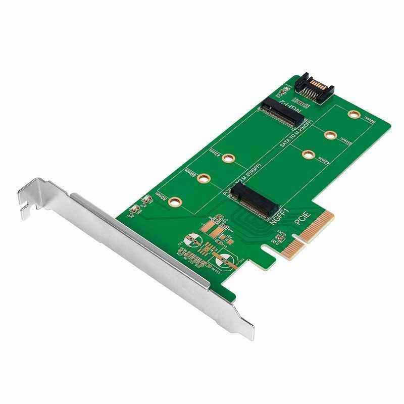 CARD adaptor LOGILINK- PCI-Express la M.2 SSD SATA/PCIe- PC0083