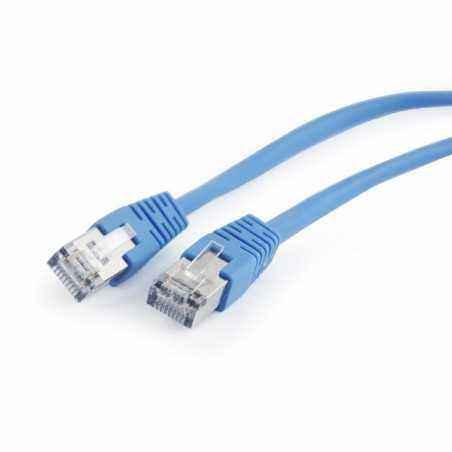 PATCH CORD FTP GEMBIRD Cat5e- cupru-aluminiu- 0.5 m- albastru- AWG26- ecranat PP22-0.5M/B (include TV 0.06 lei)