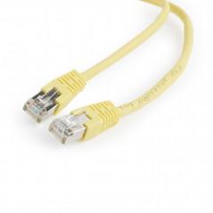 PATCH CORD FTP GEMBIRD Cat5e- cupru-aluminiu- 0.5 m- galben- AWG26- ecranat PP22-0.5M/Y (include TV 0.06 lei)