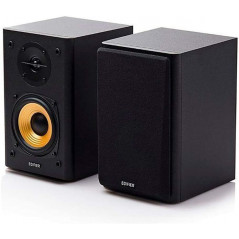 BOXE EDIFIER 2.0- RMS: 24W (2 x 12W)- volum- bass- 220V alimentare- black R1000T4-BK (include TV 8 lei)