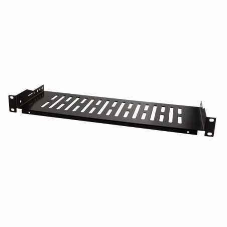 RAFT FIX LOGILINK 1U pentru rack 19- adancime 152mm- sarcina maxima 5Kg- vopsea antistatic- otel 1.5mm- black- SF1C25B