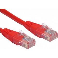 PATCH CORD UTP SPACER Cat5e- cupru-aluminiu- 2 m- rosu- AWG26- SP-PT-CAT5-2M-R (include TV 0.06 lei)