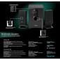 BOXE SPACER 2.1- RMS: 11W (2 x 3W + 5W)- control volum- bass- 220V alimentare- black- SPB-2200 (include TV 3 lei) 261900