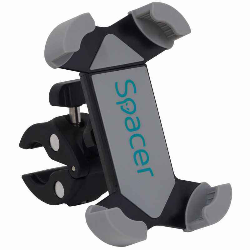 SUPORT Bicicleta SPACER pt SmartPhone- Multi-Purpose- fixare de bare de diferite dimensiuni- Negru- SPBH-MP-01