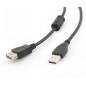 CABLU USB SPACER prelungitor- USB 2.0 (T) la USB 2.0 (M)- 1.8m- black SPC-USB-AMAF6 261903 (include TV 0.15 lei)