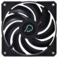 VENTILATOR SPACER PC 120x120x25 mm- Hydraulic Bearing- 45CFM- conector 3-pin- no LED- black SPFC-120-3P