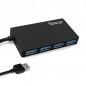 HUB extern SPACER- porturi USB: USB 3.0 x 4- conectare prin USB 3.0- negru- SPH-332 45504832 (include TV 0.75 lei)