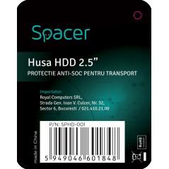 HUSA SPACER- pt HDD- buzunar intern plasa- negru- SPHD-001