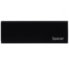 RACK extern SPACER- pt. SSD M.2 NGFF- interfata PC USB 3.1 Type C- aluminiu- negru- SPR-M2TYPEC-01 (include TV 0.75 lei)